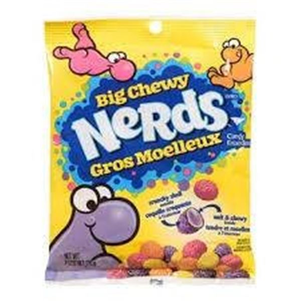 Big Chewy Nerds 170 g Units, Lot of 9 (04982)
