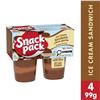 Image 1 : Snack Pack Ice Cream Sandwich Pudding 12 Pack, 99g Each