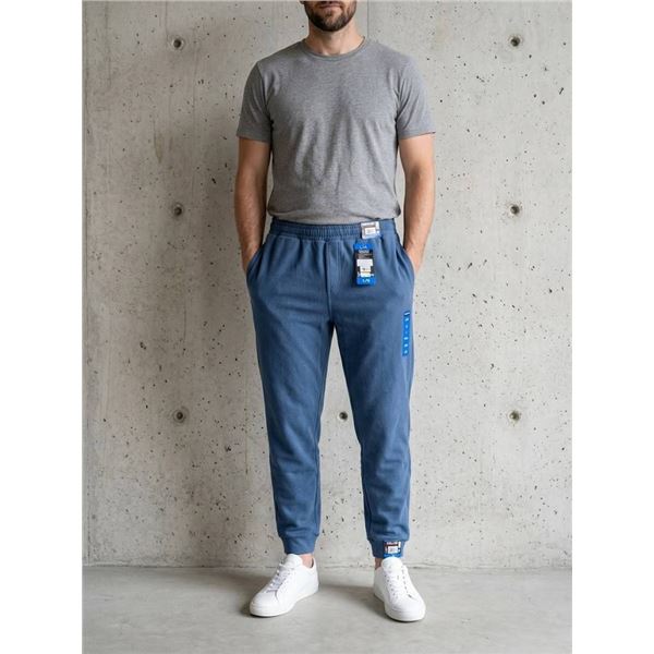 Kirkland Signature Men's Joggers, Size L/G, Blue