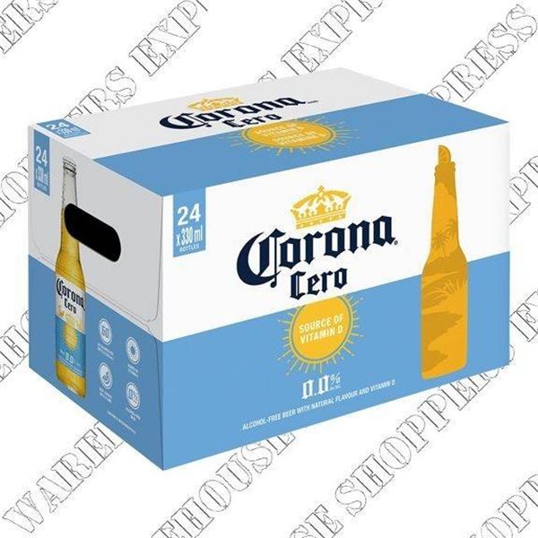 Corona Cero Non-Alcoholic Beer 4 x 6 Multipack (330ml Bottles)