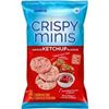 Image 1 : Quaker Crispy Minis Ketchup Flavour Brown Rice Chips, 12 x 100 g