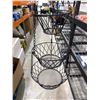 Image 3 : Three-Tier Black Wire Hanging Storage Basket