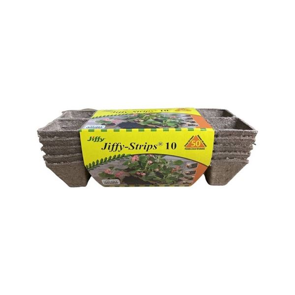 Jiffy-Strips 10 Plant Starter Pots Lot of 12 Packs, 50 Count Each