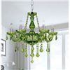 Image 1 : Green Glass Chandelier with Model Number AA6886-8tou-FF