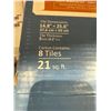 Image 4 : Palisade Waterproof Grout-Free Wall Tiles, 8 Tiles, Wind Gust