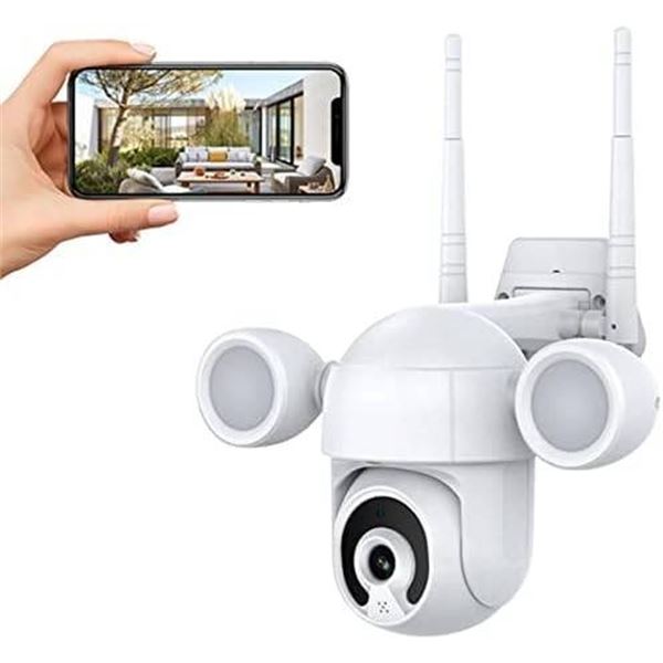 Tuya Waterproof Smart Floodlight WiFi Camera