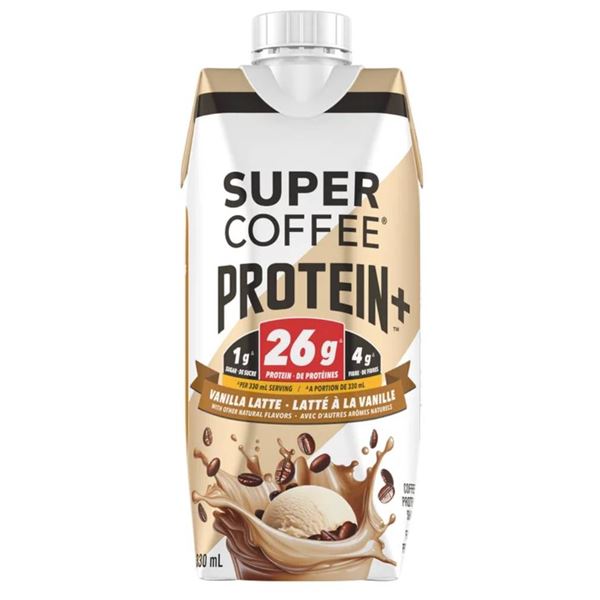 Super Coffee Protein Plus Vanilla Latte 18 x 330 mL Units