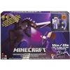 Image 2 : Minecraft Ultimate Ender Dragon Figure, 20-in Mist-Breathing Creature, Plus 3.25-in Color-Change Ste