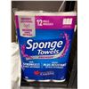 Image 2 : Sponge Towels Premium 12 Rolls, 106 Sheets Per Roll