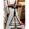 Image 2 : Adjustable Rolling Pipe Stand with Tripod Base