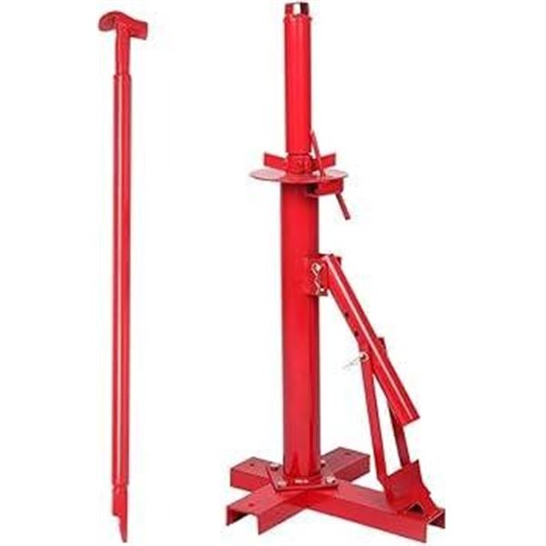 Tire Changer with Steel Base and Vertical Mounting Design