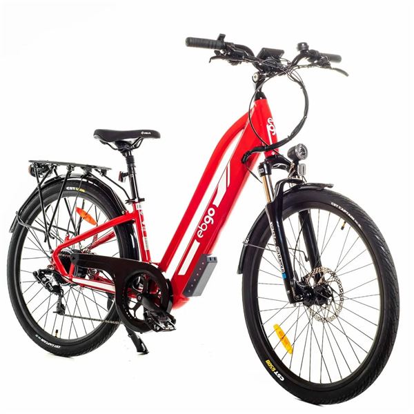CC47 Edge Electric Bicycle with Rear Rack and Accessories