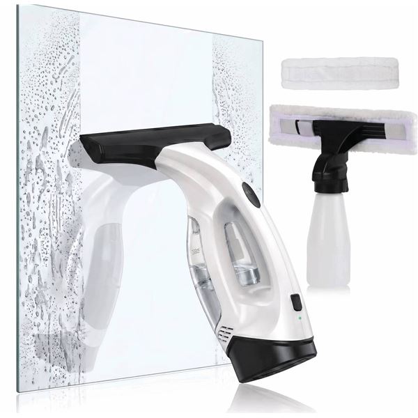 Window Vacuum Cleaner with Charging and One-Button Operation
