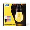 Image 2 : Lot of 2 - S14 2700K Outdoor String Lights, LED Warm White