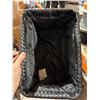 Image 4 : Amazon Basics Collapsible Fabric Storage Bin, Black Woven Design Pack of 2