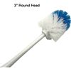 Image 1 : Amazon Basics 12-pack Toilet Brush, Blue and White