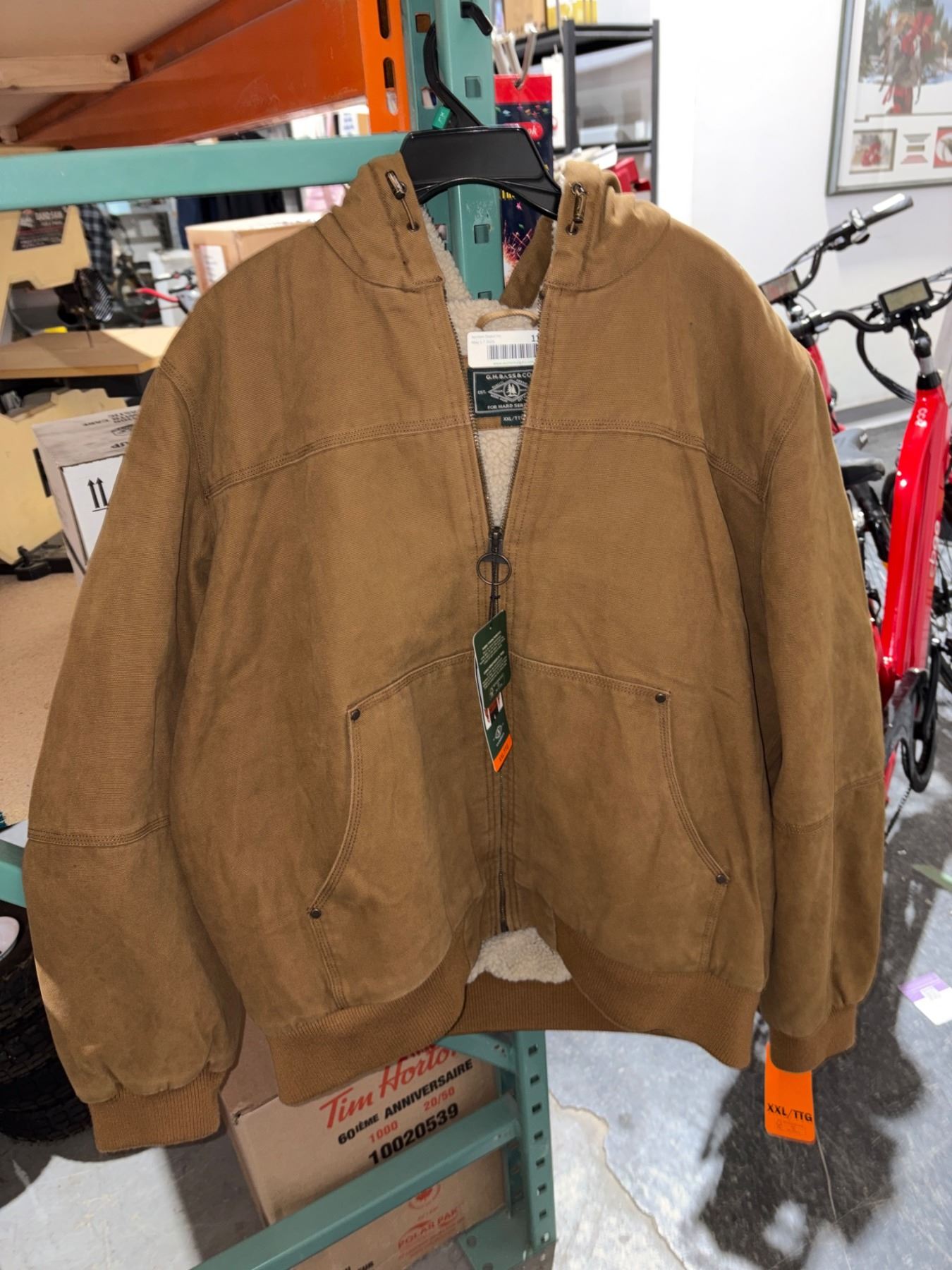 G.H. Bass & Co. Men's Hooded Jacket XXL