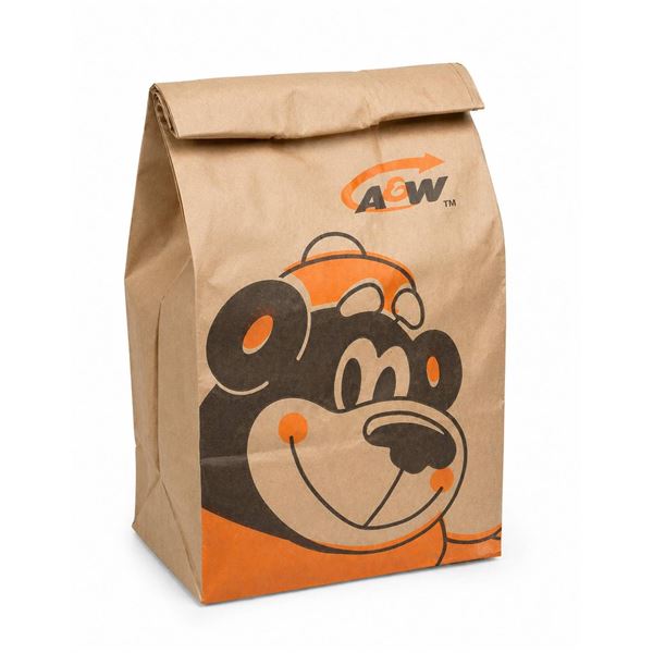 A&W Small Paper Bags, Lot of 1000