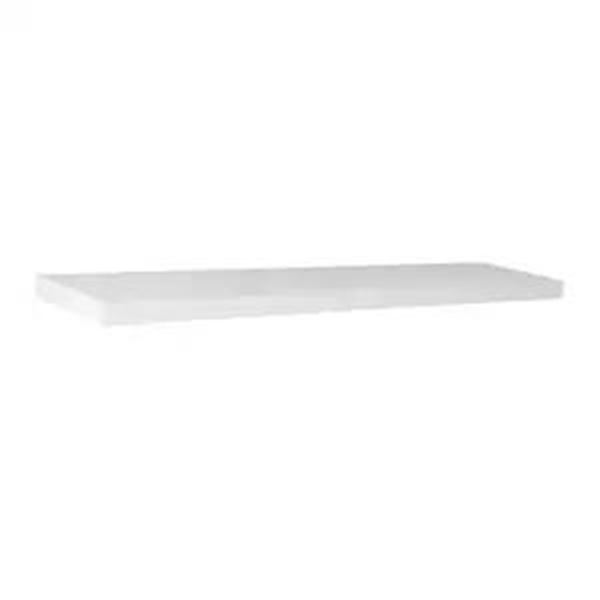 Lot of  5 -Rubbermaid Shelf, 11.8 x 47.8 Inches, White