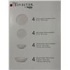 Image 3 : Porcelain Dinnerware Set by Safdie, 16-Piece, White