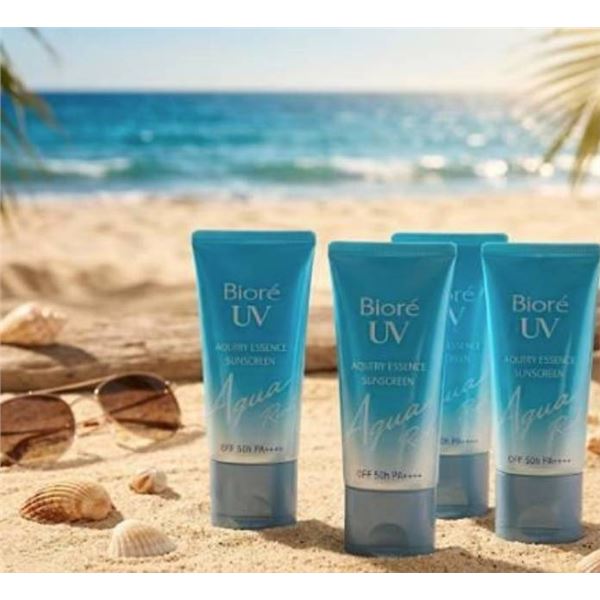 Biore UV Aqua Rich Weightless Moisturizer 50mL (4-Pack)