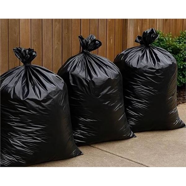 Black Trash Bags, Size 35 x 50, Ex-Strong, Pack of 100