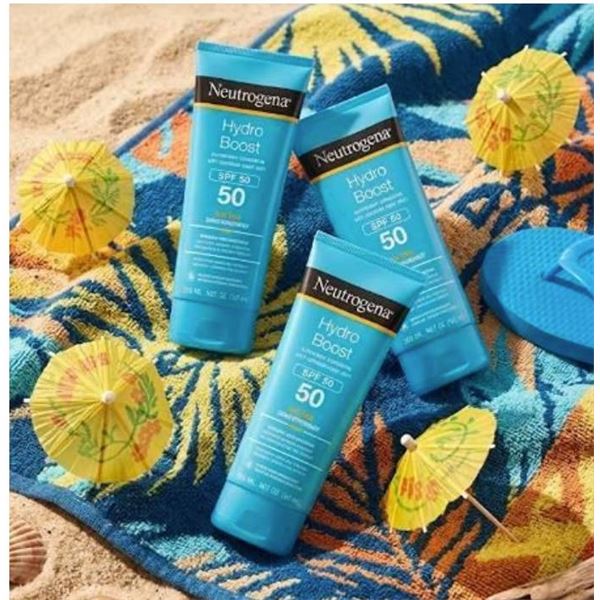 Neutrogena Hydro Boost Hydro-Gel Sunscreen Lotion SPF 50, 3 x 88 mL