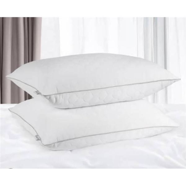 Beautyrest Black Quilted Cooling Pillows 2-Pack with Standard/Queen Sizing