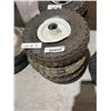 Image 2 : Lot of 4 Tires with Rims, 4.10/3.50-4 10" Tires