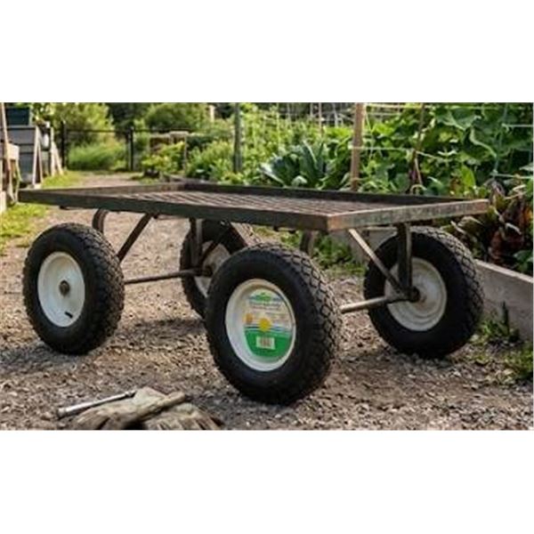 Laser Deluxe Steel Wheel Tires with Offset Hub 8" Tires