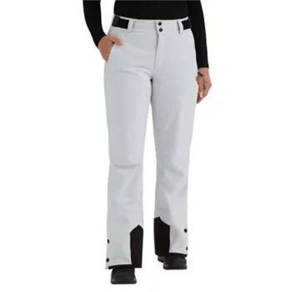 Stormpack Sunice Ladies’ Snow Pant, Size M/M, Light Gray/White