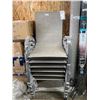 Image 2 : Lot of 6 StyleWell Stacking Sling Chair, Graphite Finish, Riverbed Tan Fabric