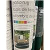 Image 3 : Multy Home Green Single Rib Needlepunched Patio Rug, 6 ft x 8 ft (183 cm x 244 cm)