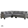 Image 1 : Brassex Inc. Corner Sofa, Model C-5351DG-CR-2, Dark Grey