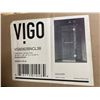 Image 3 : VIGO VG6062BNCL38 Frameless Shower Door Set, Clear Glass, 38 in. W x 73.38 in. H