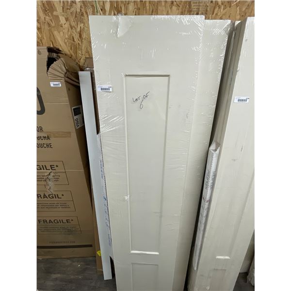 Lot of 6  BiFolding Jeld-Wen Interior Doors, 2/8 x 32 Inches, 3/0 x 36 Inches