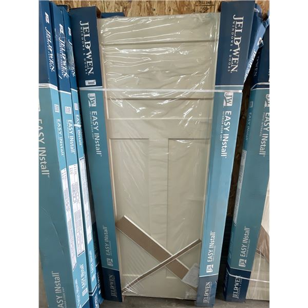 Lot of 3 Jeld-Wen Easy Install Interior Door Unit, 80 x 36 Inches