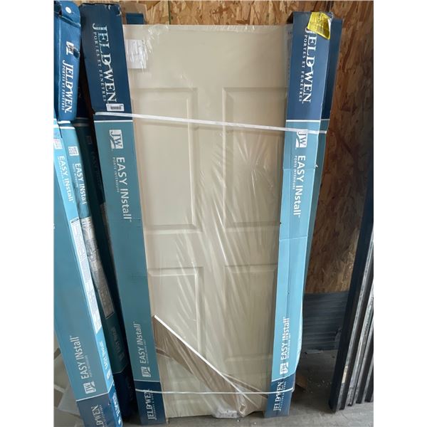 Lot of 2 JELD-WEN Easy Install Door Set, 80 in x 36 in,