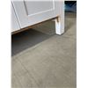 Image 3 : Co-Op Gold 62-Inch Carrera Vanity, White, With Polished Carrera Marble Countertop !Damage to Toe Kic