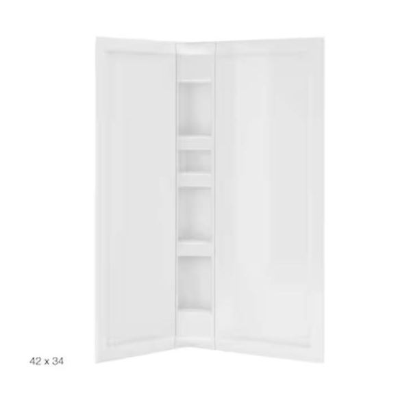 Maax Acrylic Wall Set, 38x38x76 or 42x34x76, Shower Panels