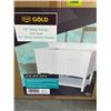 Image 4 : Co-Op Gold 42-Inch Daisy Vanity, White Finish, Marble Top