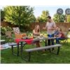 Image 1 : Lifetime 6-Foot Fold-In-Half Light Commercial Table, Model 80565