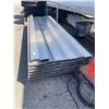 Image 1 : Pallet Lot of Aluminum Extrusion Panels, 120in Length, Multi-Slot Design