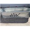 Image 3 : Lot of 2 HW Brand 8-Foot Round-End Stock Tank, Model RE328