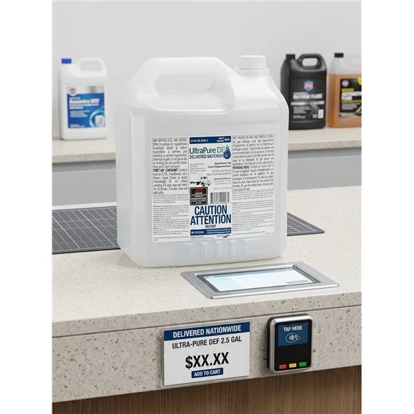 UltraPure DEF Delivered Nationwide, 2.5 Gallon Container