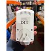 Image 4 : Lot of 3 - Heating thermostat plug in temperature controller