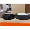 Image 3 : Lot of Assorted Plastic and Rubber Wheels, Various Sizes