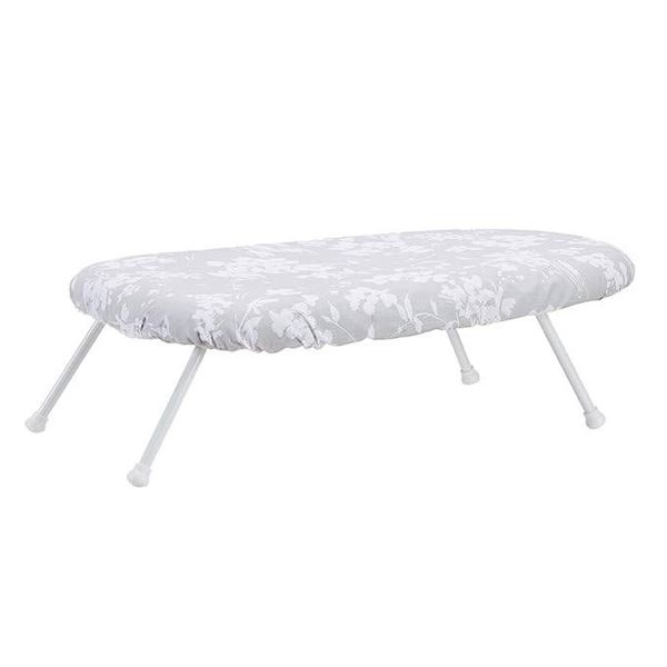 Amazon Basics Compact Tabletop Ironing Board with Folding Legs, Floral Design