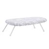 Image 1 : Amazon Basics Compact Tabletop Ironing Board with Folding Legs, Floral Design