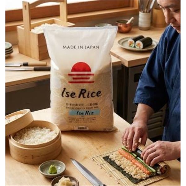 Ise Rice Imported from Japan, 10 kg Bag, Single Origin from Mie